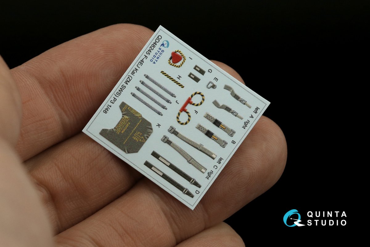 Quinta Studio QD48245 F-4EJ Kai 3D-Printed &amp;amp; coloured Interior on decal paper (ZM SWS) 1/48 – Bild 16