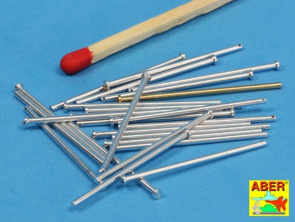 Aber 16068A Panzer IV track link pins x 25 pcs. 1/16 – Bild 3