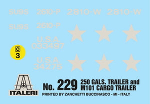 ITALERI 0229 250 gal.s Tank Trailer 1/35 – Bild 3