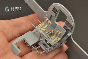 Quinta Studio QD48266 He 111H-3/H-6 3D-Printed &amp;amp; coloured Interior on decal paper ( ICM ) 1/48 – imagen 8