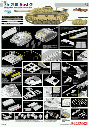 Cyber Hobby 6412 StuG.III Ausf.G May 1944 Mid-Late Production 1/35 – imagen 2