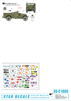 Star Decals 35-C1006 Indochine 1. Armoured cars 1/35 – immagine 2
