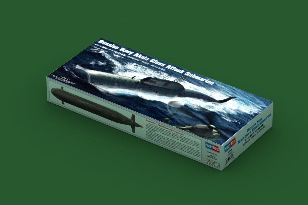 Hobby Boss 83525 Russian Navy SSN Akula Class Attack Submarine 1/350 – imagen 2