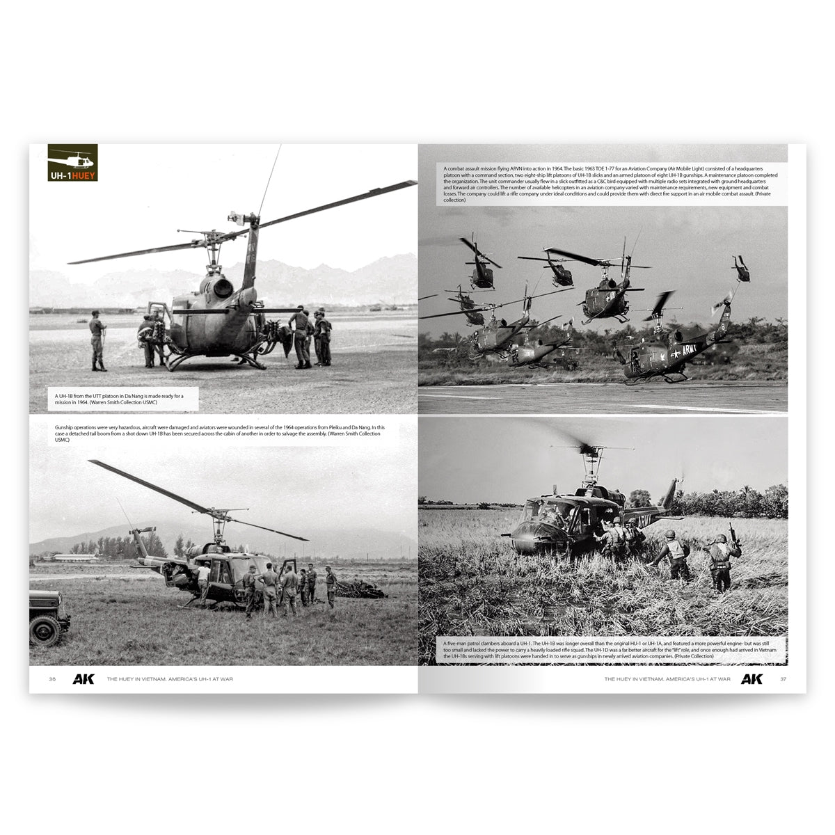 AK Interactive AK130037 THE HUEY IN VIETNAM – AMERICA’S UH-1 AT WAR