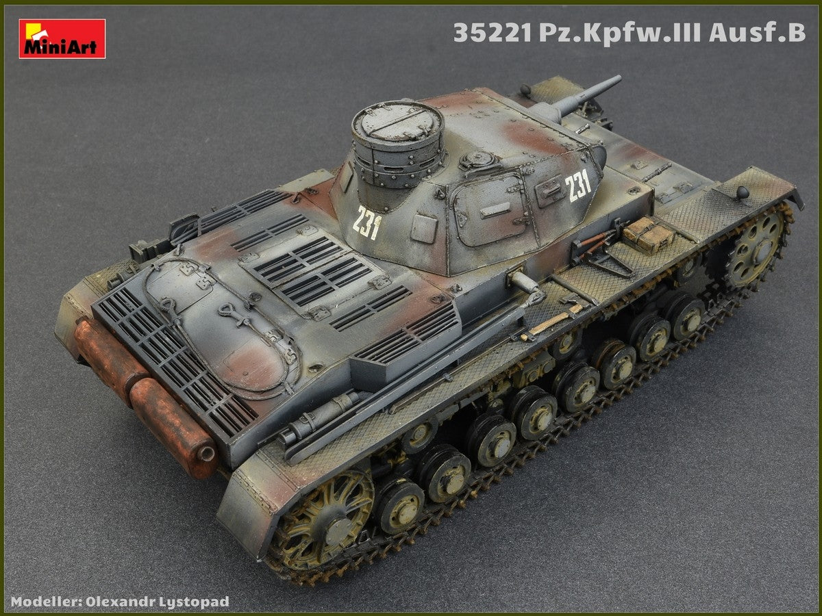 MiniArt 35221 Pz.Kpfw.III Ausf.B w/Crew 1/35 – Bild 5