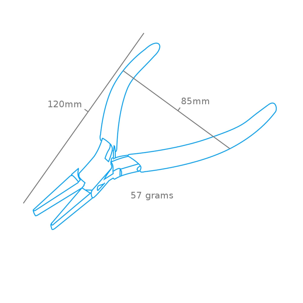 Pince à bec plat lisse Modelcraft PPL1151 (115 mm) – image 2