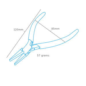 Pince à bec plat lisse Modelcraft PPL1151 (115 mm) – image 2