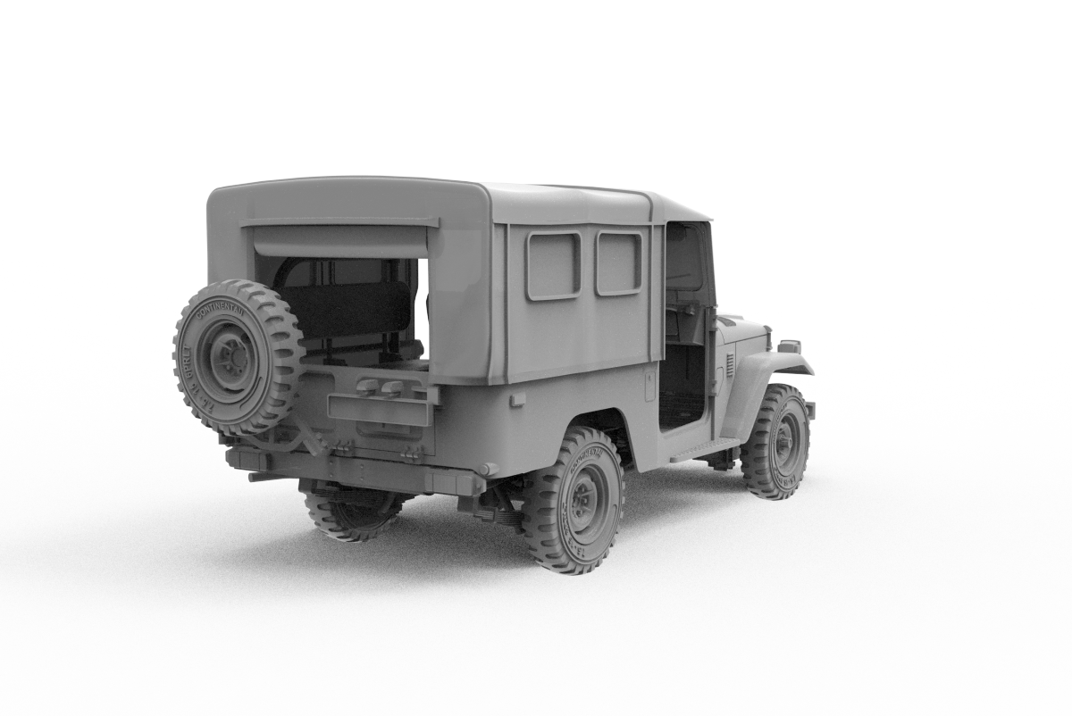 AK Interactive AK35004 FJ43 SUV WITH SOFT TOP IDF &amp;amp; LAF 1/35 – imagen 6