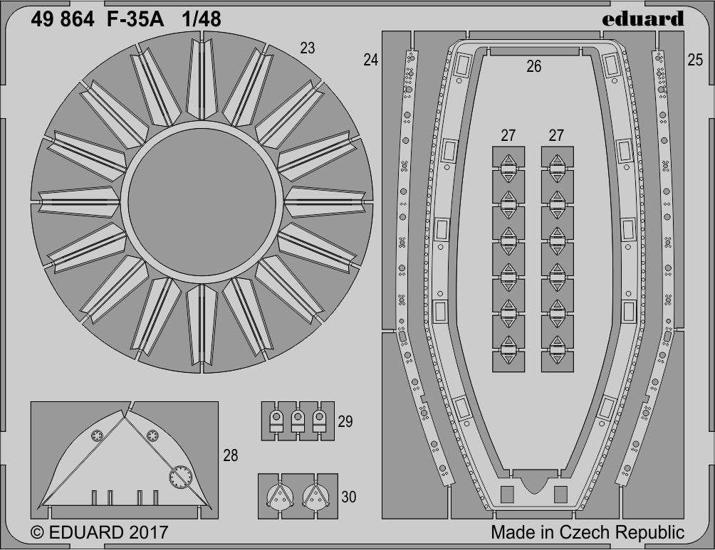 Eduard 49864 F-35A MENG 1/48 – imagen 2