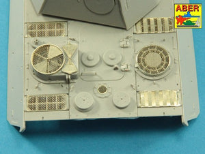 Aber 35G35 Grilles for Panther, Ausf.G; Jagdpanther, Ausf.G2 - Late Models for Takom 1/35 – zdjęcie 9