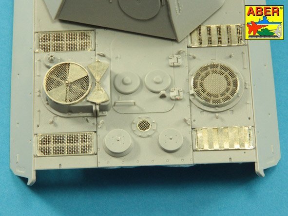 Aber 35G35 Grilles for Panther, Ausf.G; Jagdpanther, Ausf.G2 - Late Models for Takom 1/35 – zdjęcie 9