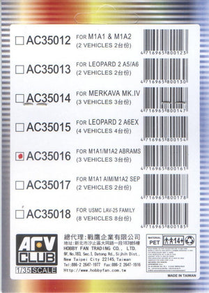 AFV Club AC35016 M1A1 / M1A2 Abrams Anti Reflection Coating Lens 1/35 – immagine 2