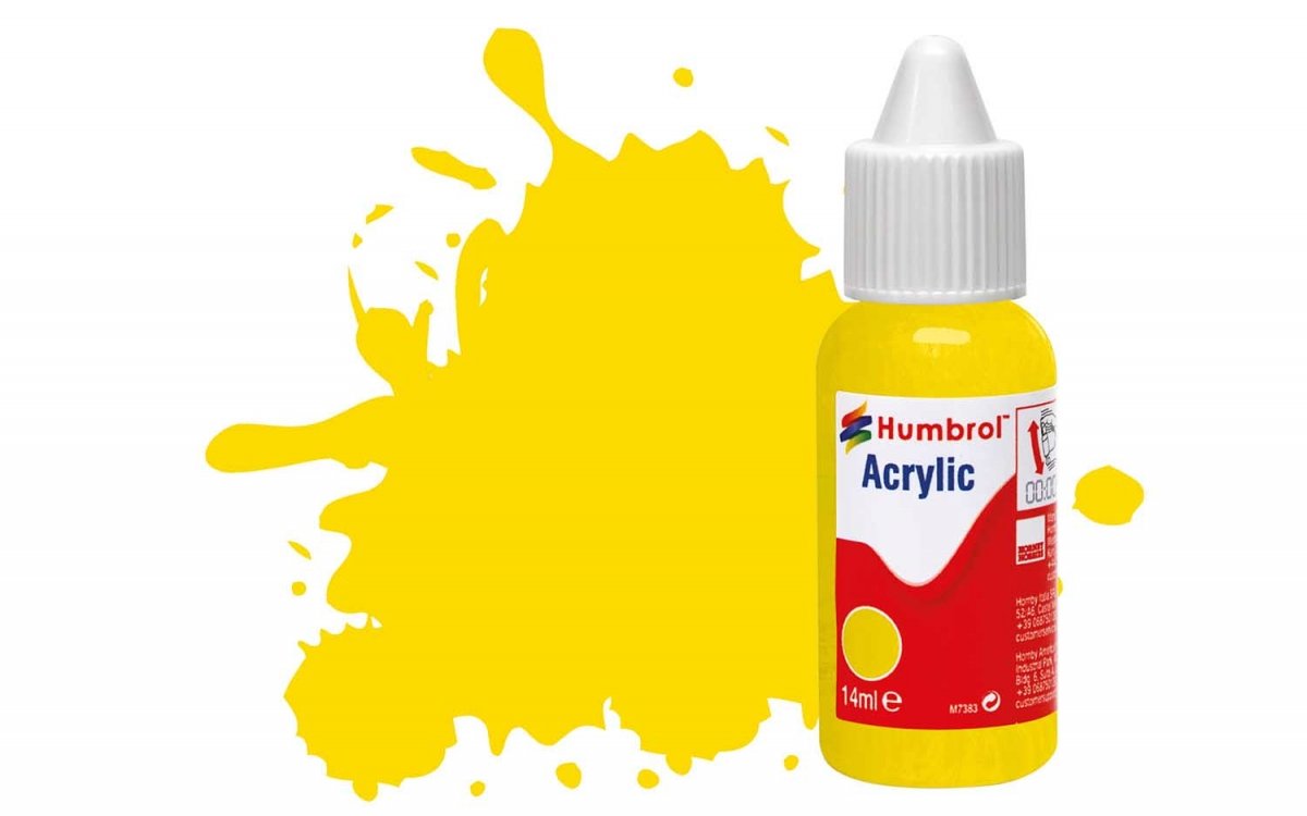 Humbrol DB0069 N° 69 Jaune - Brillant - 14 ml.