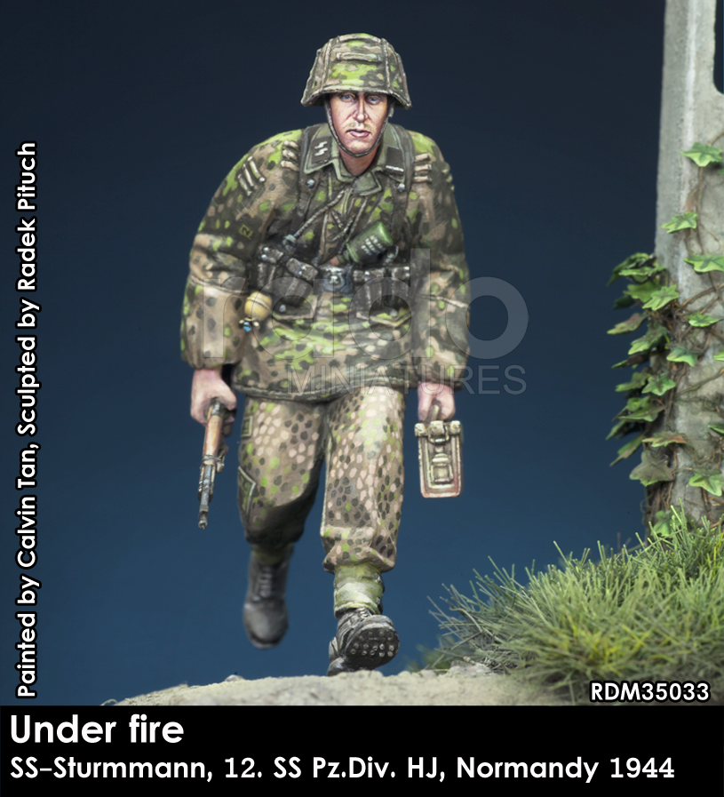 RADO Miniatures RDM35033 Sous le feu. W-SS Sturmmann, 12. SS-Pz.Div. HJ, Normandie 1944 1/35 – image 2