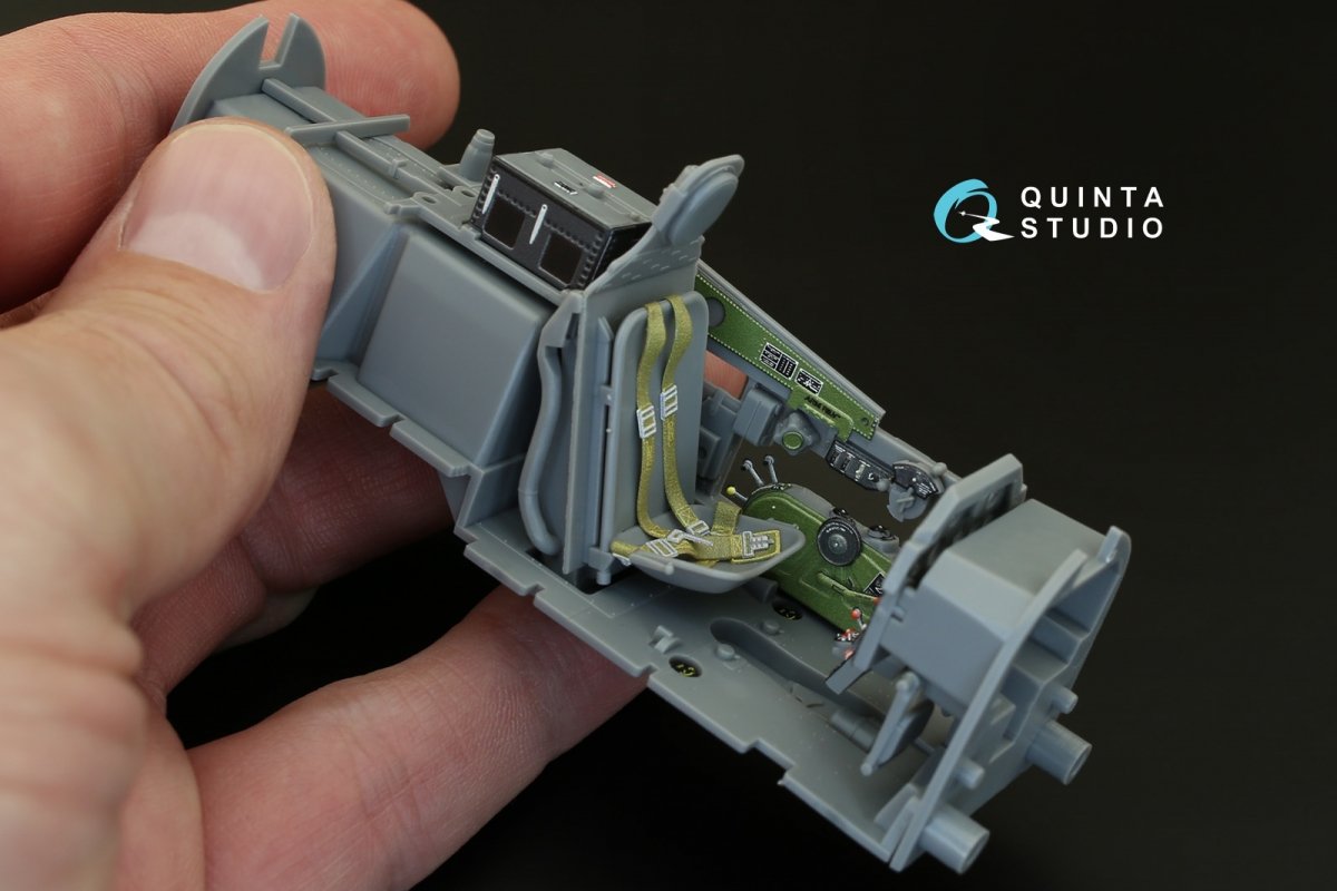 Quinta Studio QD32004 P-51D (Late) 3D-Printed &amp;amp; coloured Interior on decal paper (for Tamiya kit) 1/32 – Bild 9