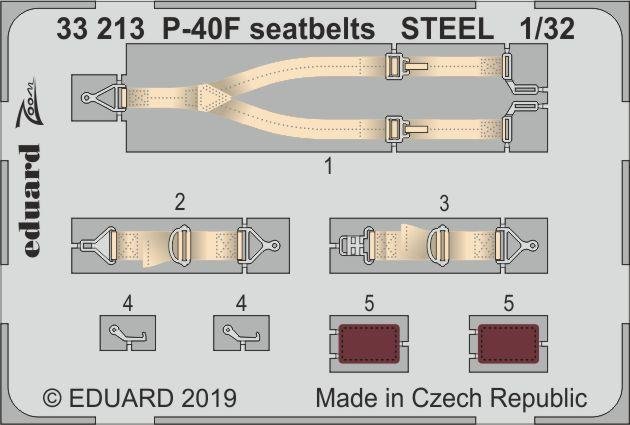 Eduard BIG3398 P-40F 1/32 TRUMPETER – zdjęcie 3