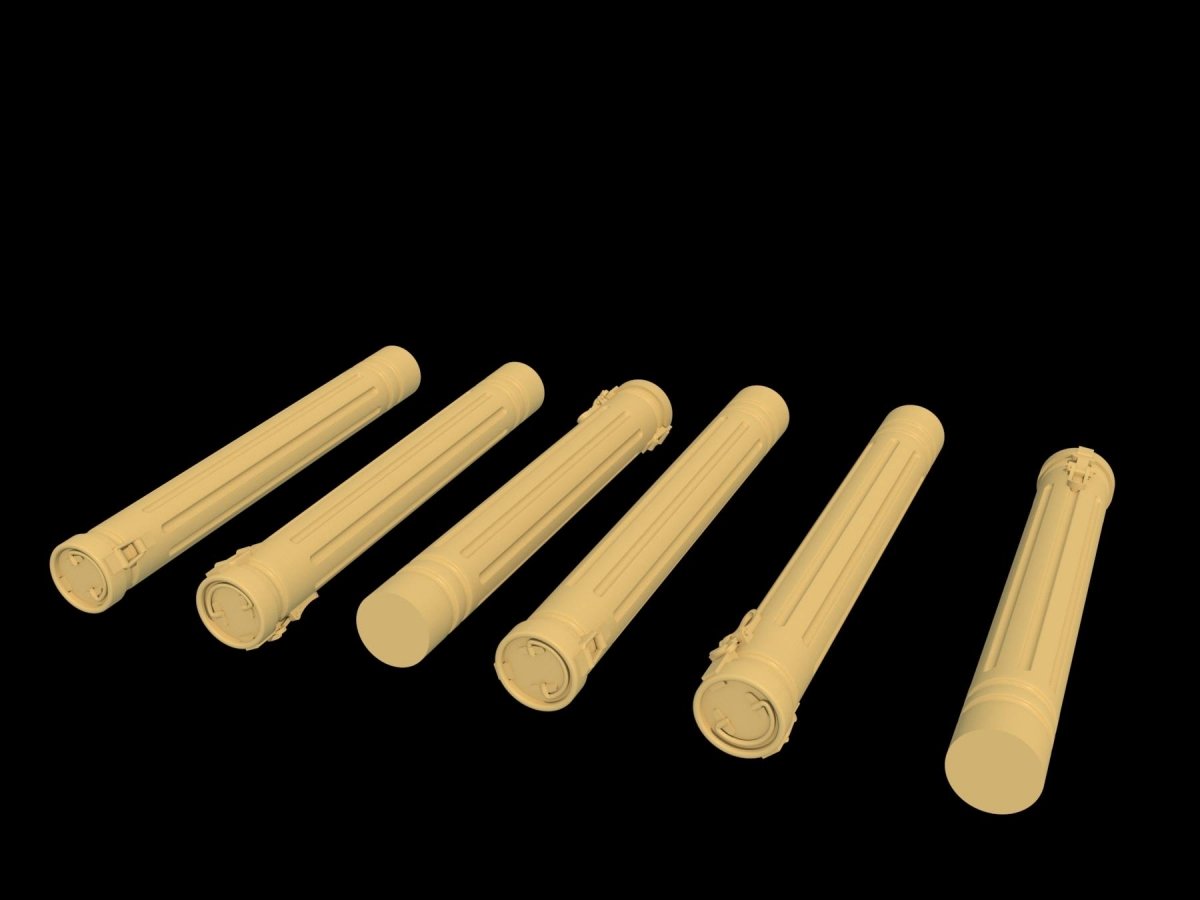 Panzer Art RE35-622 Metal ammo containers for 88mm KwK43 (12pcs) 1/35 – Bild 2