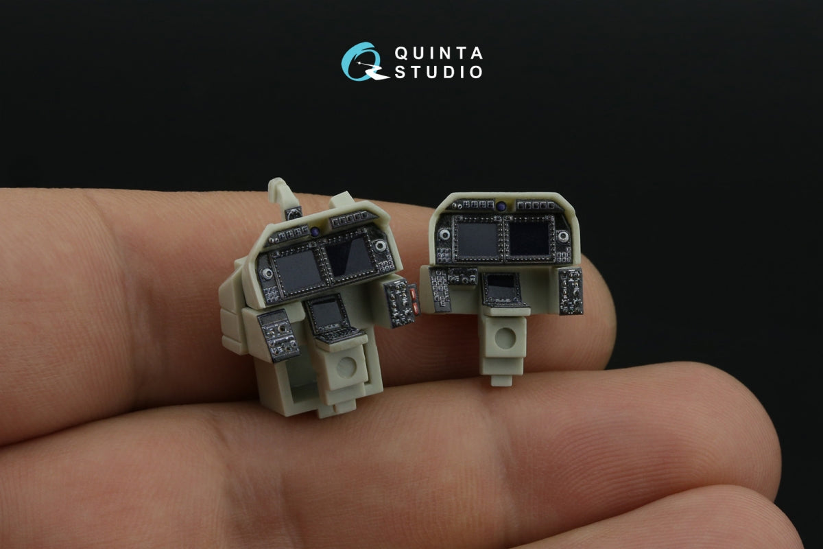 Quinta Studio QDS-48535 AH-1Z Zulu Cobra/Viper 3D-Printed &amp;amp; coloured Interior on decal paper (KittyHawk) (small version) 1/48 – imagen 7