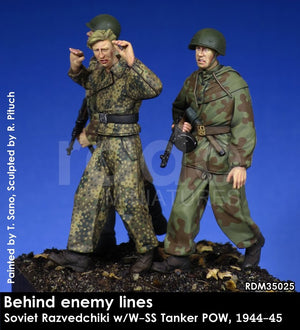 RADO Miniatures RDM35025 Soviet Razvedchiki w/W-SS tanker POW, (1944-45) 1/35 – imagen 3