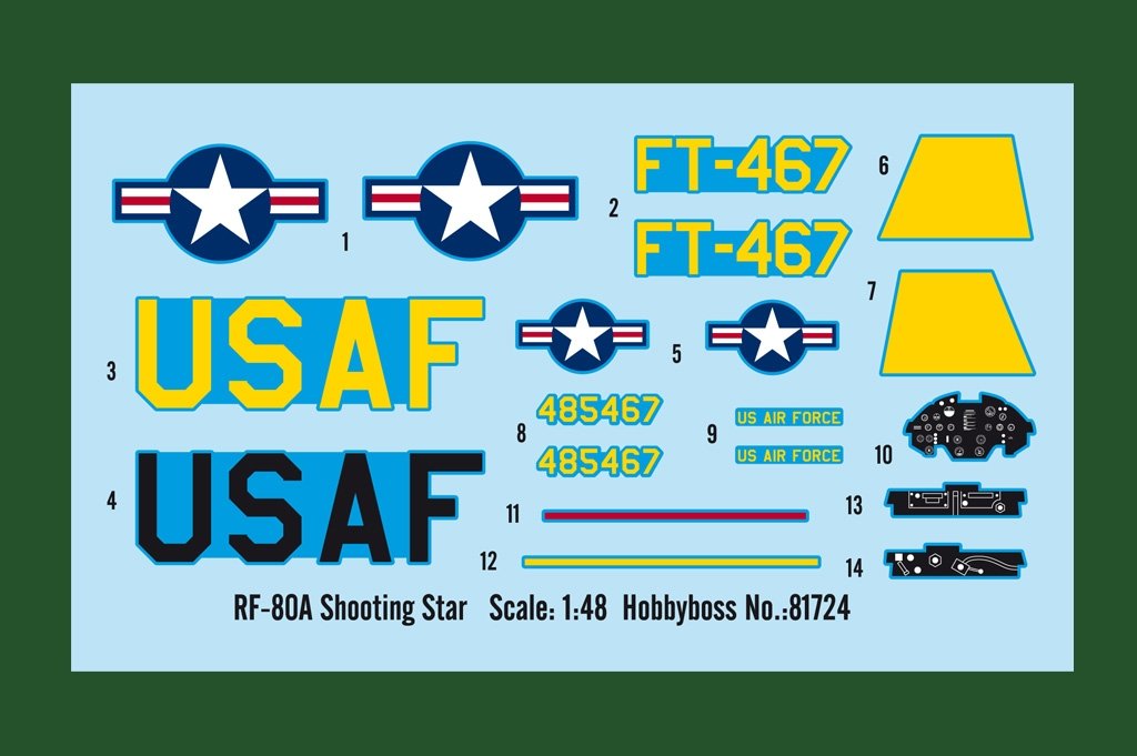 Hobby Boss 81724 RF-80A Shooting Star 1/48 – image 3