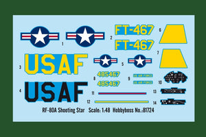 Hobby Boss 81724 RF-80A Shooting Star 1/48 – image 3