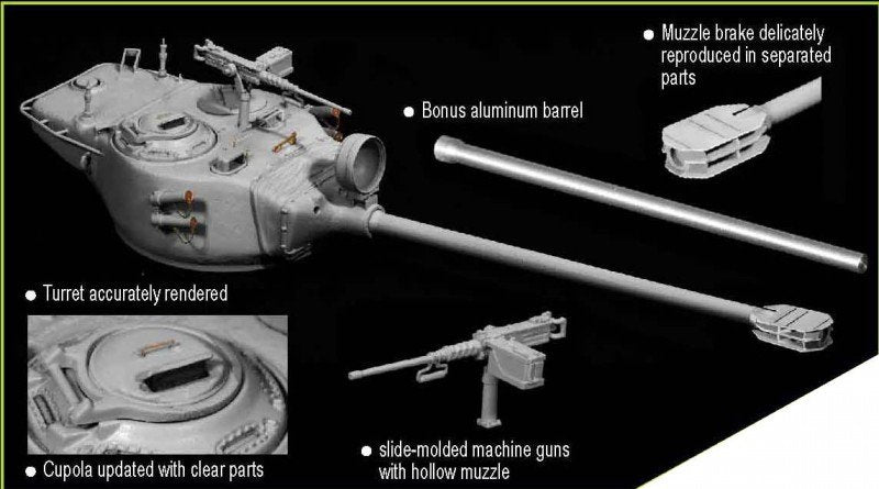 Dragon 3539 M51 Super Sherman Israel Defense Force - Premium Edition 1/35 – imagen 3