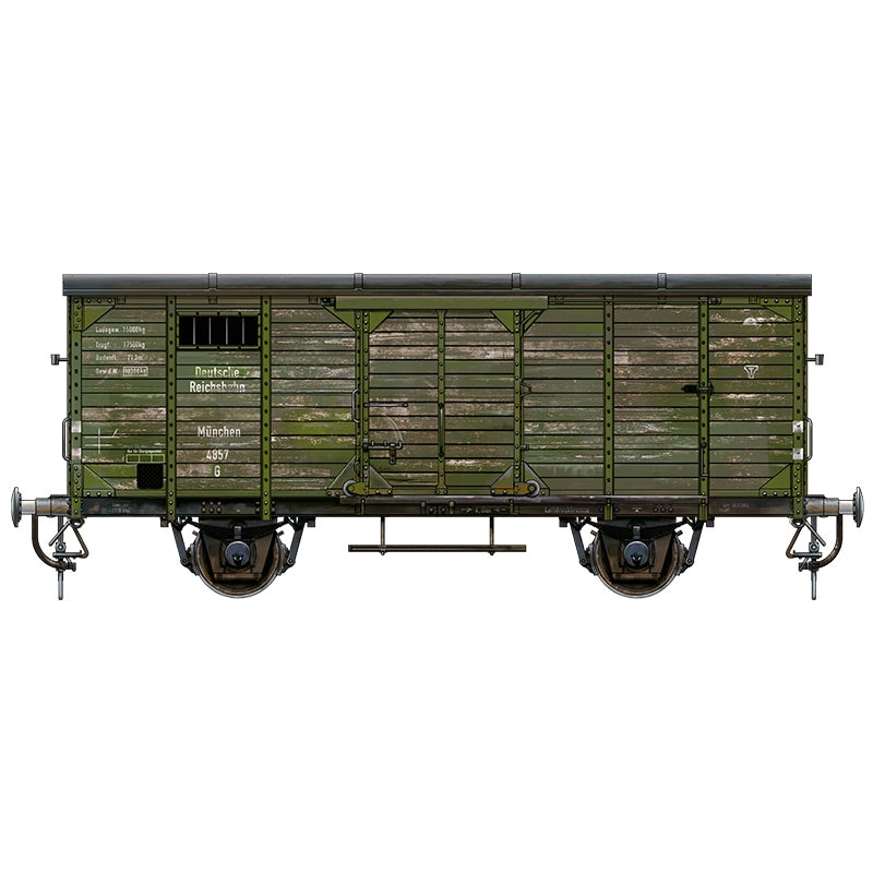 AK Interactive AK35502 GERMAN RAILWAY COVERED G10 WAGON GEDECKTER GÜTERWAGEN G10 1/35 – zdjęcie 5