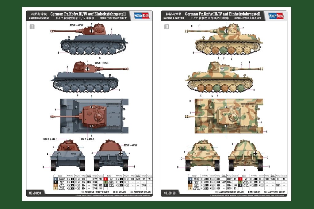 Hobby Boss 80150 Allemand Pz.Kpfw.III/IV auf Einheitsfahrgestell 1/35  – image 9