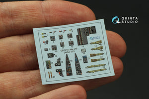 Quinta Studio QD72141 Me 410 3D-Printed coloured Interior on decal paper (Airfix) 1/72 – imagen 3