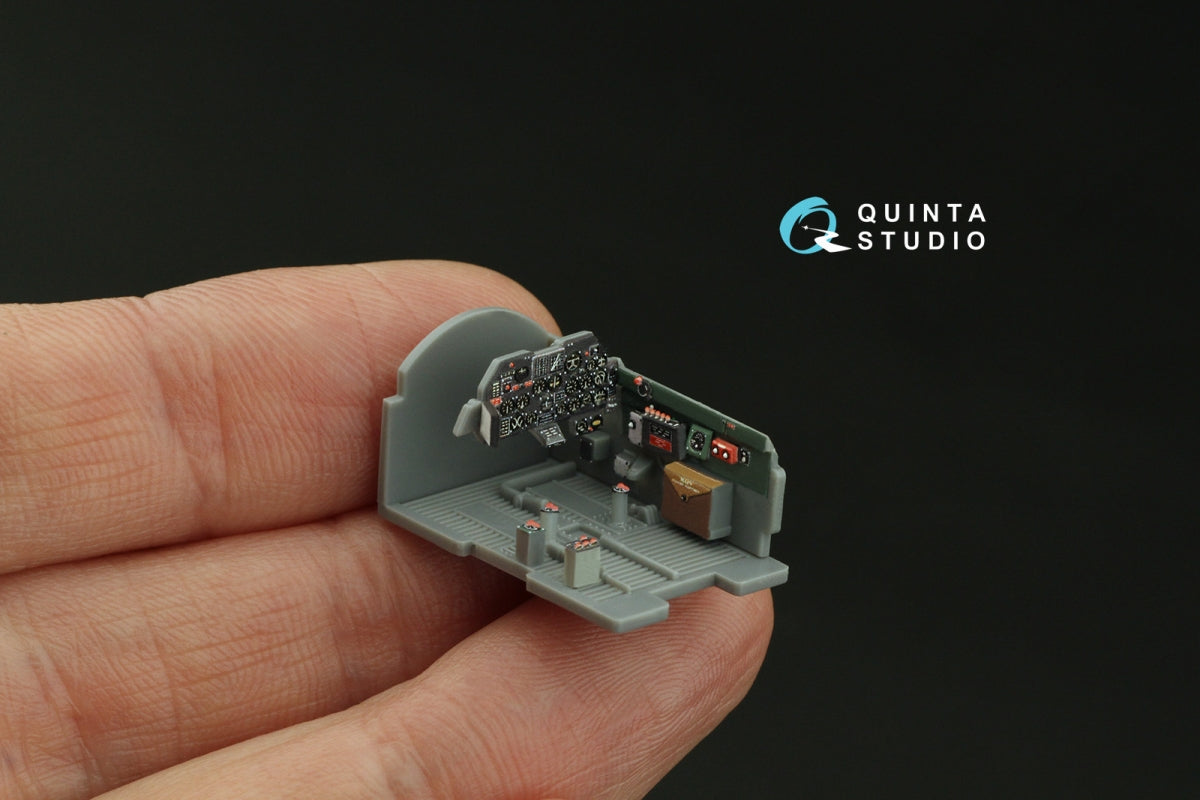 Quinta Studio QD72153 P-47D Thunderbolt Bubbletop 3D-Printed coloured Interior on decal paper (Tamiya) 1/72 – immagine 8