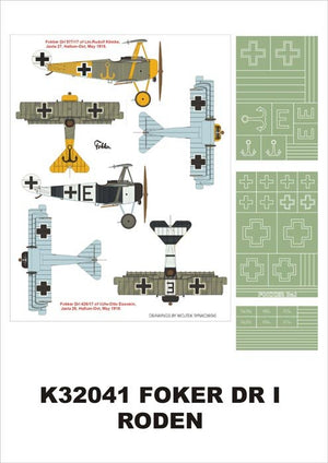 Montex K32041 Fokker Dr I (1) 1/32