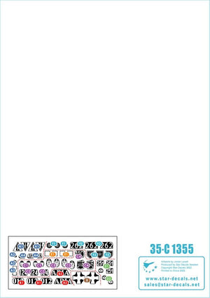 Star Decals 35-C1355 War in Ukraine 3 Ukrainian AFVs 2022 war 1/35 – imagen 2