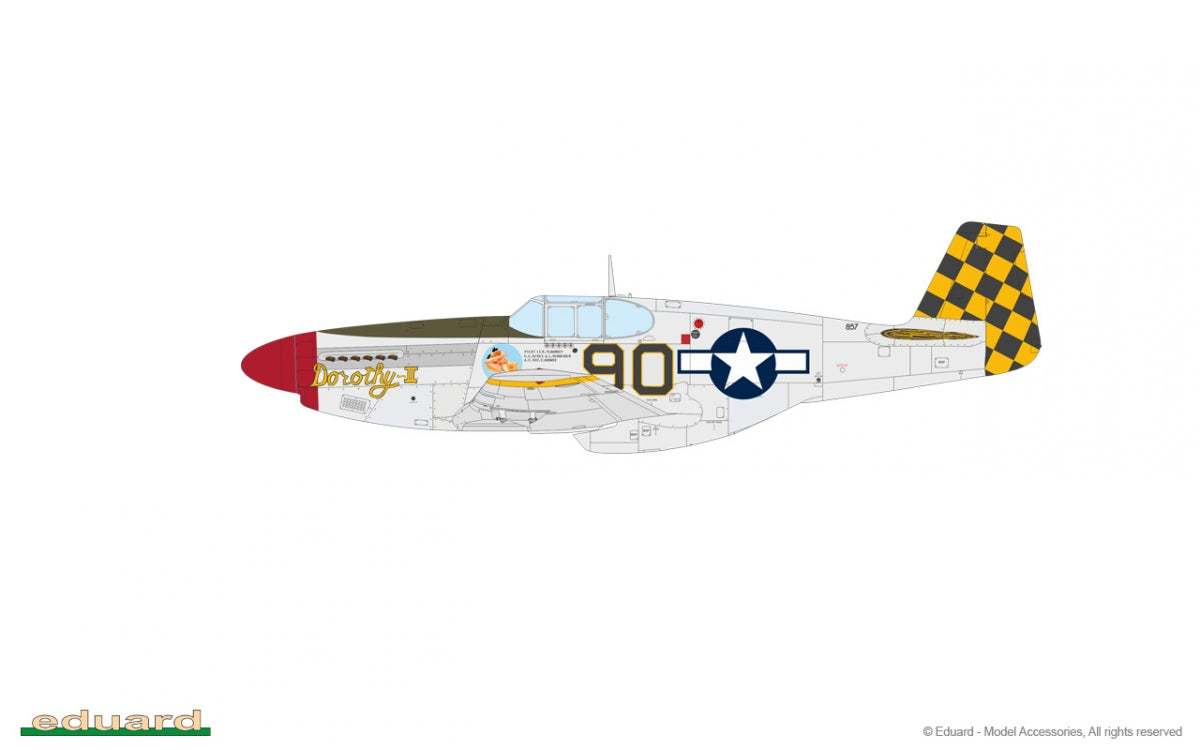 Eduard 82107 P-51B Mustang Birdcage canopy 1/48 – immagine 6