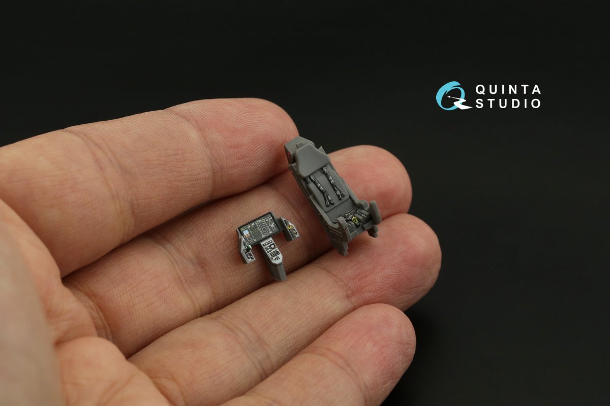 Quinta Studio QD72066 F-35B 3D-Printed &amp;amp; coloured Interior on decal paper (Academy) 1/72 – imagen 11