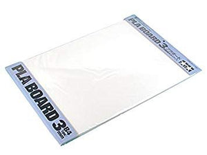 Plaque de PLA Tamiya 70147, épaisseur 3 mm, 257 x 364 mm, 1 pièce