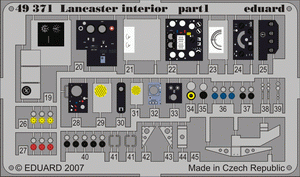 Eduard 49371 Lancaster interior 1/48 Tamiya