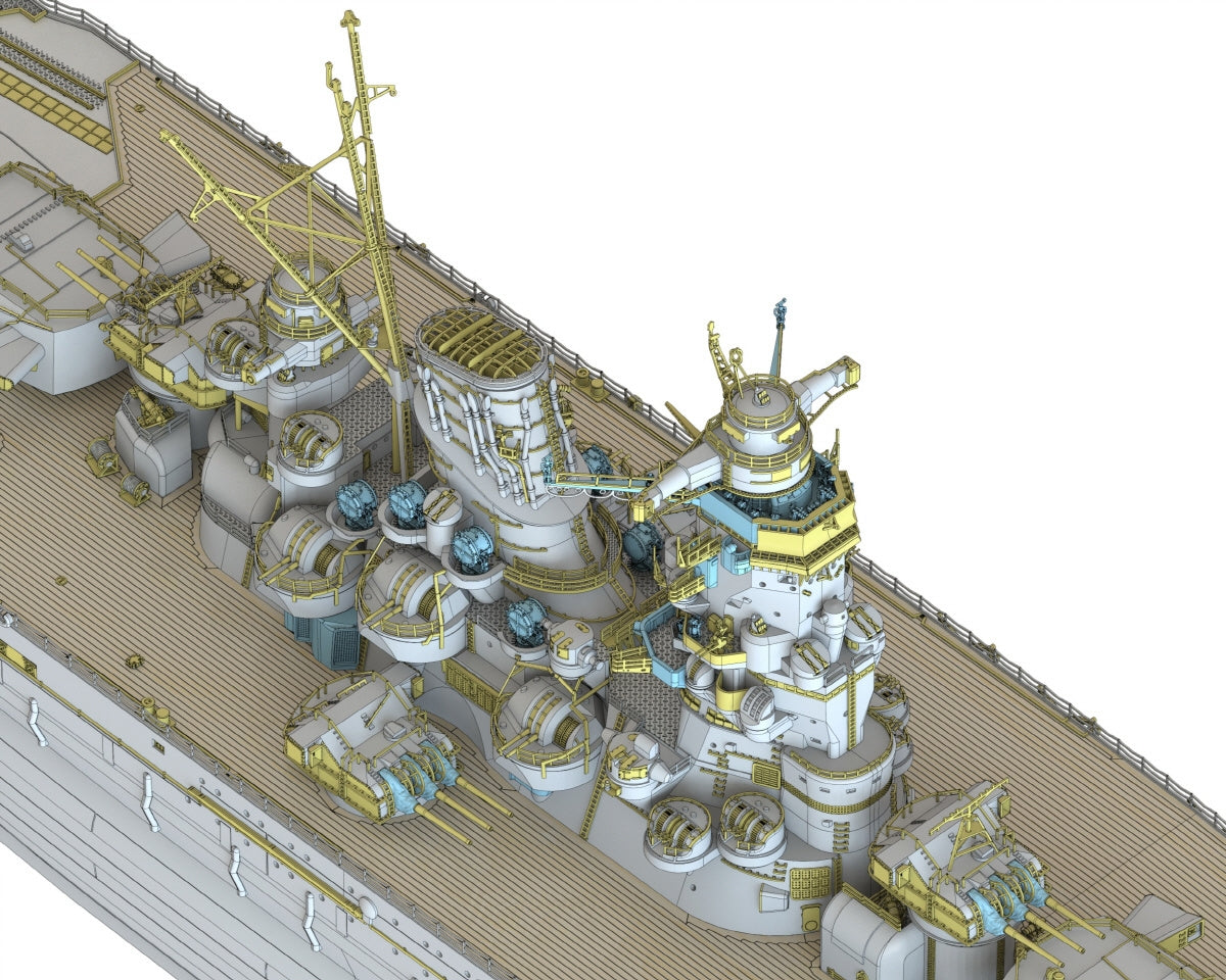 Pontos 70003R1 IJN Battleship Yamato 1941 1/700 – zdjęcie 11