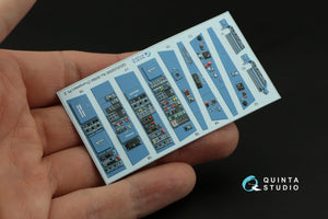 Quinta Studio QDS-32095 Su-30SM 3D-Printed &amp;amp; coloured Interior on decal paper (conversion for Trumpeter Su-30MKK) (Small version) 1/32 – imagen 6