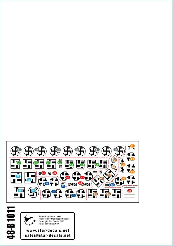 Star Decals 48-B1011 Finland WW2 # 3. PzKpfw IV Ausf J, BA-10M and BA-20M 1/48 – image 2