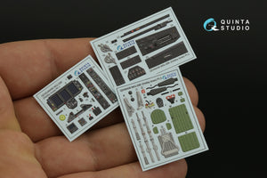 Intérieur coloré imprimé en 3D sur papier décalcomanie pour MiG-29K (Quinta Studio QD48458) (HobbyBoss) à l&amp;#39;échelle 1/48 – image 4