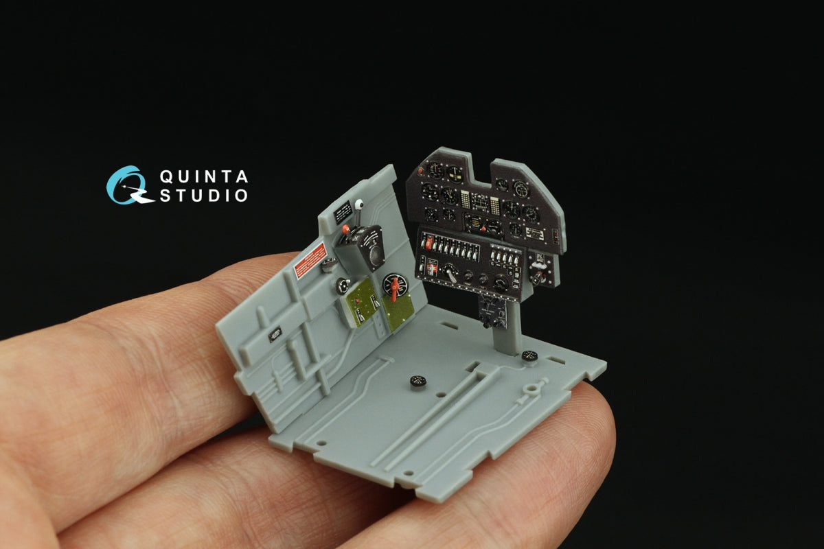 Quinta Studio QD32162 P-40N Warhawk 3D-Printed &amp;amp; coloured Interior on decal paper (Trumpeter) 1/32 – immagine 8