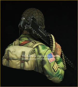 Young Miniatures YM1873 WW2 US AIRBORNE avec M1919 1/10 – image 5