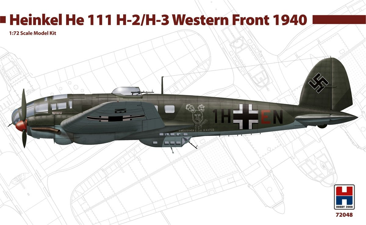 Hobby 2000 72048 Heinkel He-111H-2/H-3 Front de l'Ouest 1940 1/72