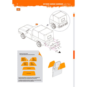 AK Interactive AK35031 M1008 TROOP CARRIER WITH TARP 1/35 – imagen 11