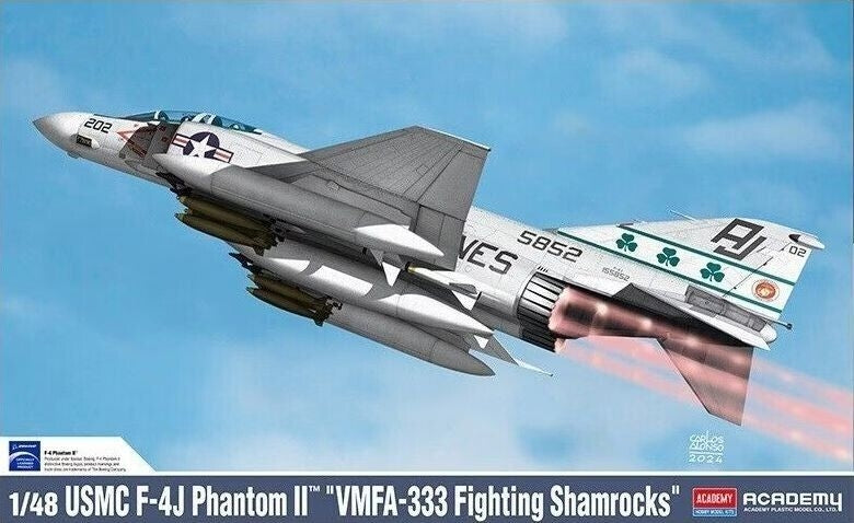 Academy 12356 USMC F-4J Phantom II VMFA-333 Shamrocks 1/48