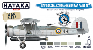 Hataka HTK-BS49 BLUE LINE – RAF Coastal Command &amp;amp; RN FAA paint set 6x17ml – Bild 2