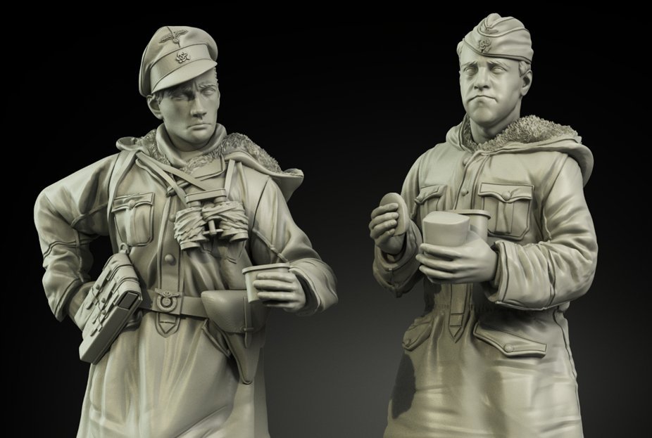 Panzer Art FI35-068 Waffen-SS Anorakanzug au repos set 1/35 – image 2