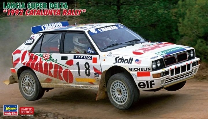 Hasegawa 20601 Lancia Super Delta 1992 Rallye de Catalogne 1/24