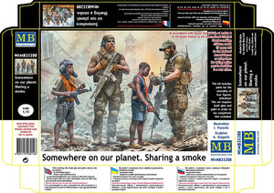 Master Box 35200 Somewhere on our planet. Sharing a smoke 1/35 – imagen 2