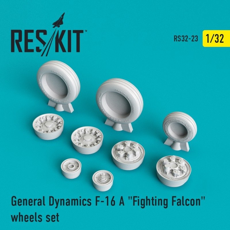 RESKIT RS32-0023 F-16 (A) &amp;quot;Fighting Falcon&amp;quot; wheels set 1/32